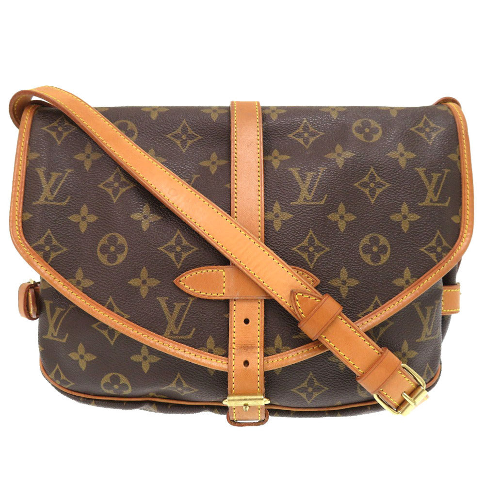 ルイ ヴィトン ソミュール30 モノグラム M42256 ショルダーバッグ LV 0115 【中古】 LOUIS VUITTON