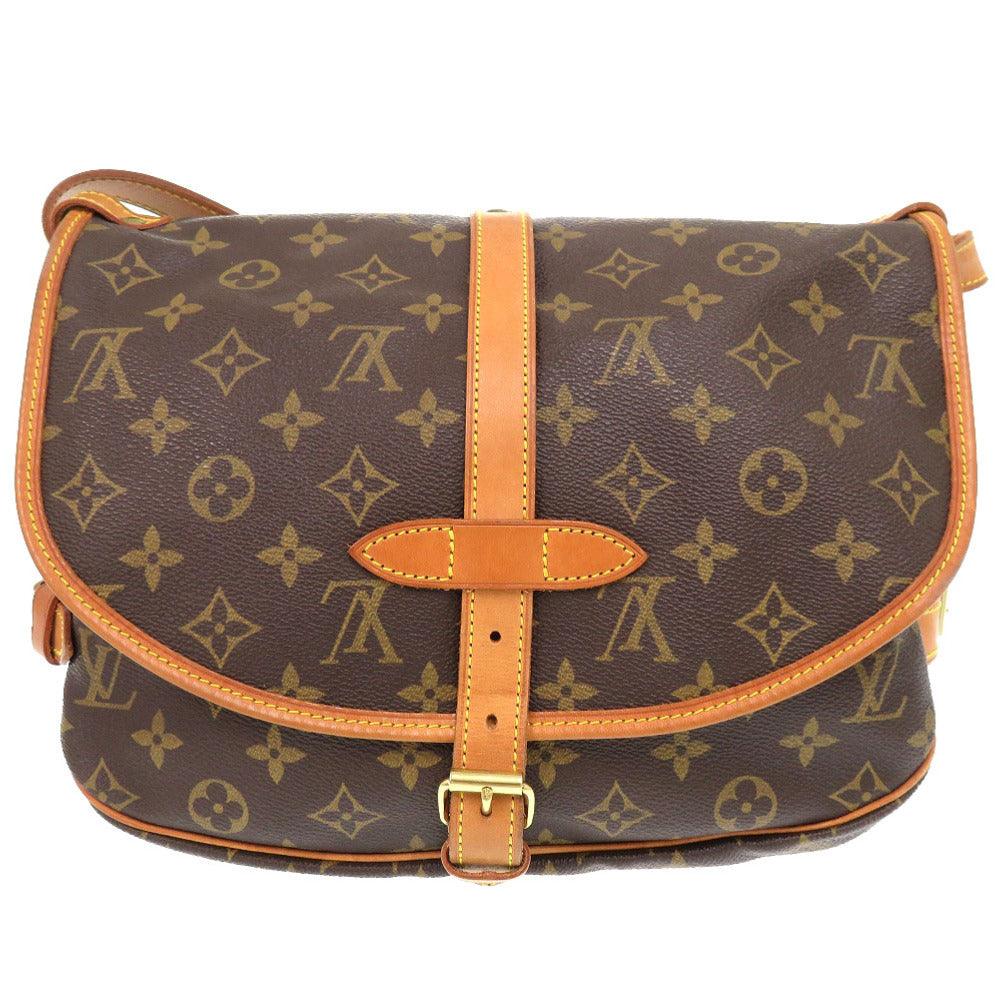 ルイ ヴィトン ソミュール30 モノグラム M42256 ショルダーバッグ LV 0115 【中古】 LOUIS VUITTON