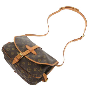ルイ ヴィトン ソミュール30 モノグラム M42256 ショルダーバッグ LV 0115 【中古】 LOUIS VUITTON