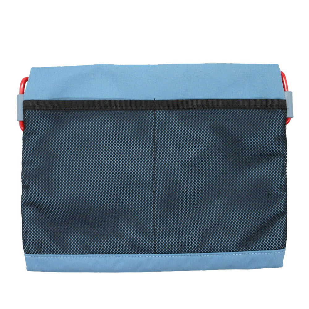 未使用 ポール スミス ハッピーフェイス スマイル PS ショルダーバッグ ナイロン スモークライトブルー 水色 0122【中古】Paul Smith