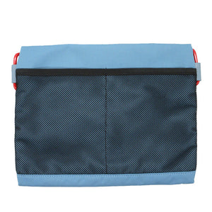 未使用 ポール スミス ハッピーフェイス スマイル PS ショルダーバッグ ナイロン スモークライトブルー 水色 0122【中古】Paul Smith