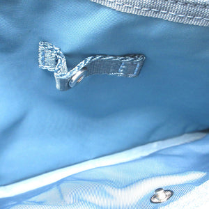 未使用 ポール スミス ハッピーフェイス スマイル PS ショルダーバッグ ナイロン スモークライトブルー 水色 0122【中古】Paul Smith