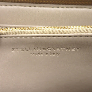 未使用 ステラマッカートニー ファラベラ シェブロン キルティング 長財布 合成皮革 バタークリームベージュ 0124【中古】Stella McCartney