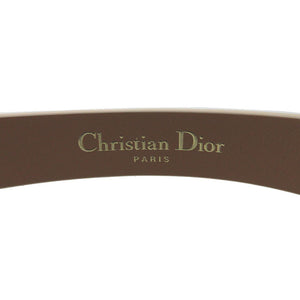 新品同様 ディオール ２連ブレスレット 30モンテーニュ レザー Sサイズ ベージュ 0128【中古】Dior