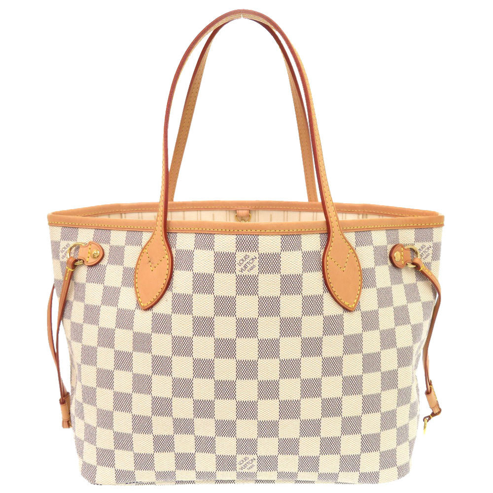 美品 ルイ ヴィトン ネヴァーフルPM ダミエ アズール N51110 トートバッグ LV 0150 【中古】 LOUIS VUITTON