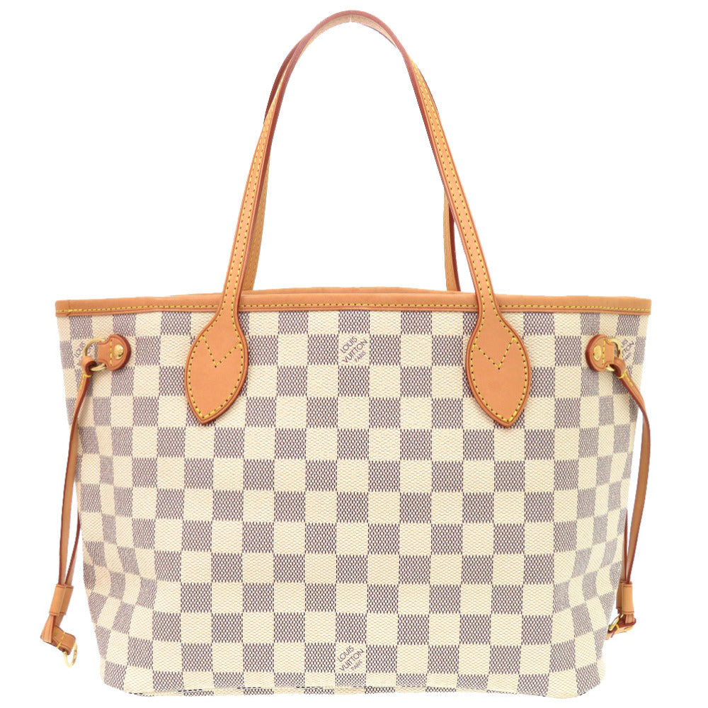 美品 ルイ ヴィトン ネヴァーフルPM ダミエ アズール N51110 トートバッグ LV 0150 【中古】 LOUIS VUITTON