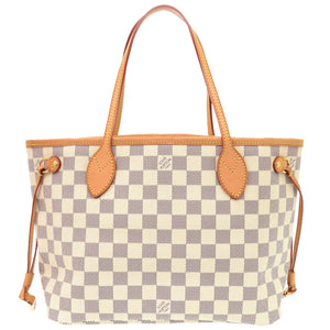 美品 ルイ ヴィトン ネヴァーフルPM ダミエ アズール N51110 トートバッグ LV 0150 【中古】 LOUIS VUITTON