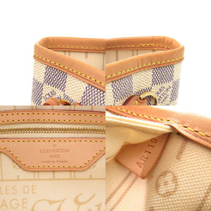 美品 ルイ ヴィトン ネヴァーフルPM ダミエ アズール N51110 トートバッグ LV 0150 【中古】 LOUIS VUITTON