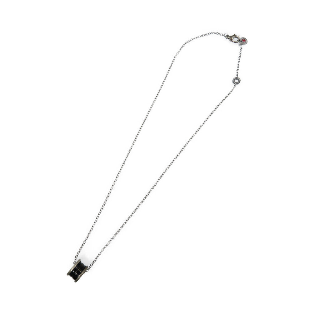 ブルガリ ビーゼロワン セーブザチルドレン シルバー925 セラミック ネックレス 0162【中古】BVLGARI