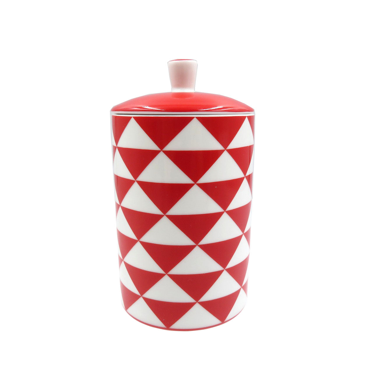 未使用 プラダ プラダレッド キャンドルホルダー 陶器 キャンドル レッド ホワイト アロマキャンドル 0168【中古】PRADA