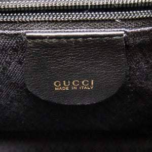 美品 グッチ バンブー レザー ブラック ゴールド金具 003 3444 0030 リュックサック バックパック バッグ 黒 0174 【中古】 GUCCI