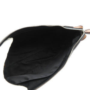 美品 ベルルッティ レザー シルバー金具 ブラウン クラッチバッグ 0175【中古】BERLUTI