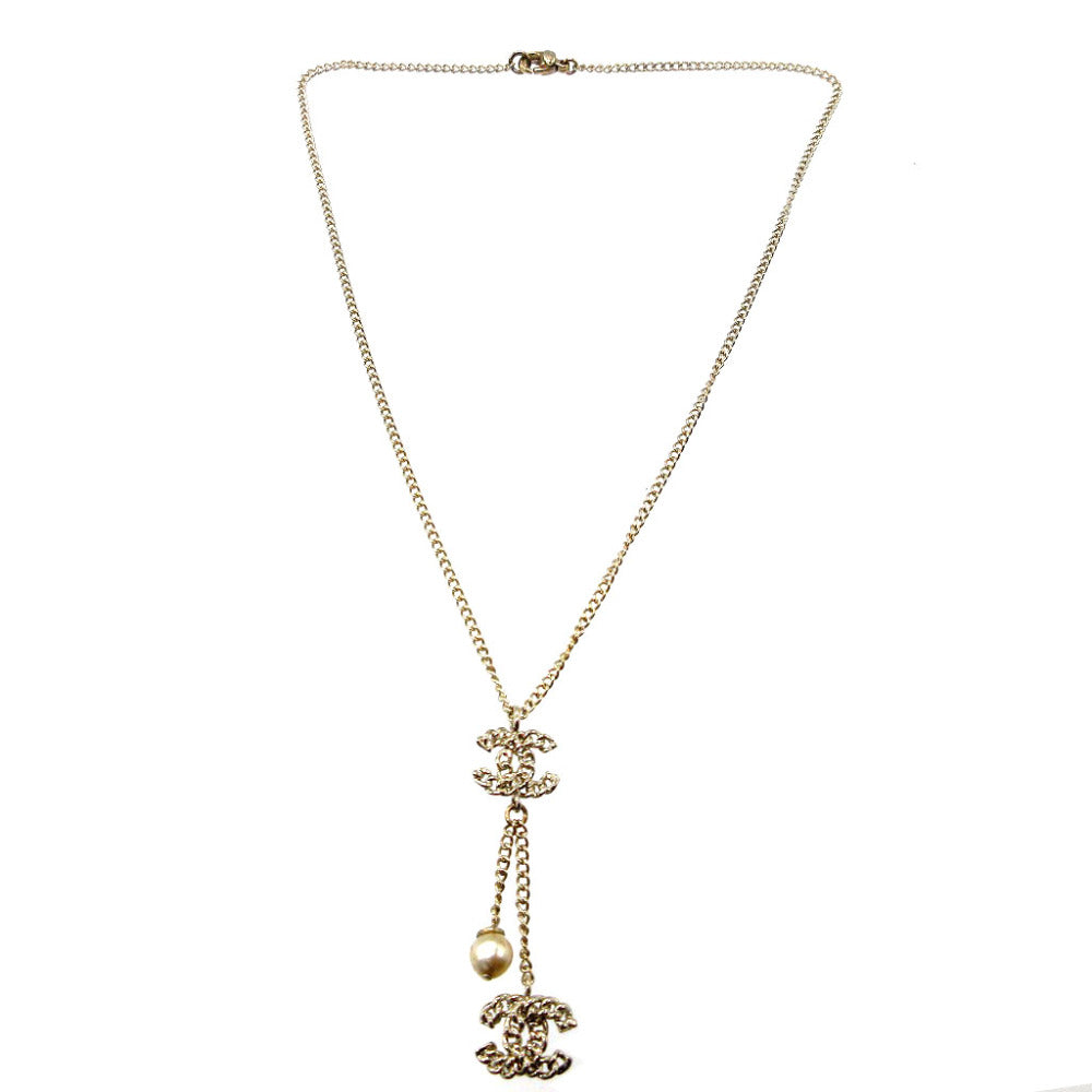 美品 シャネル 06A メタル ゴールド ネックレス 0180【中古】CHANEL