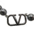 美品 ヴァレンティノ Vロゴ フェイクパール メタル グレー ネックレス 0182【中古】VALENTINO