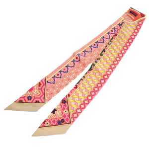 美品 エルメス ツイリー 王室のコレクション スカーフ ピンク スカーフ 0185 【中古】 HERMES