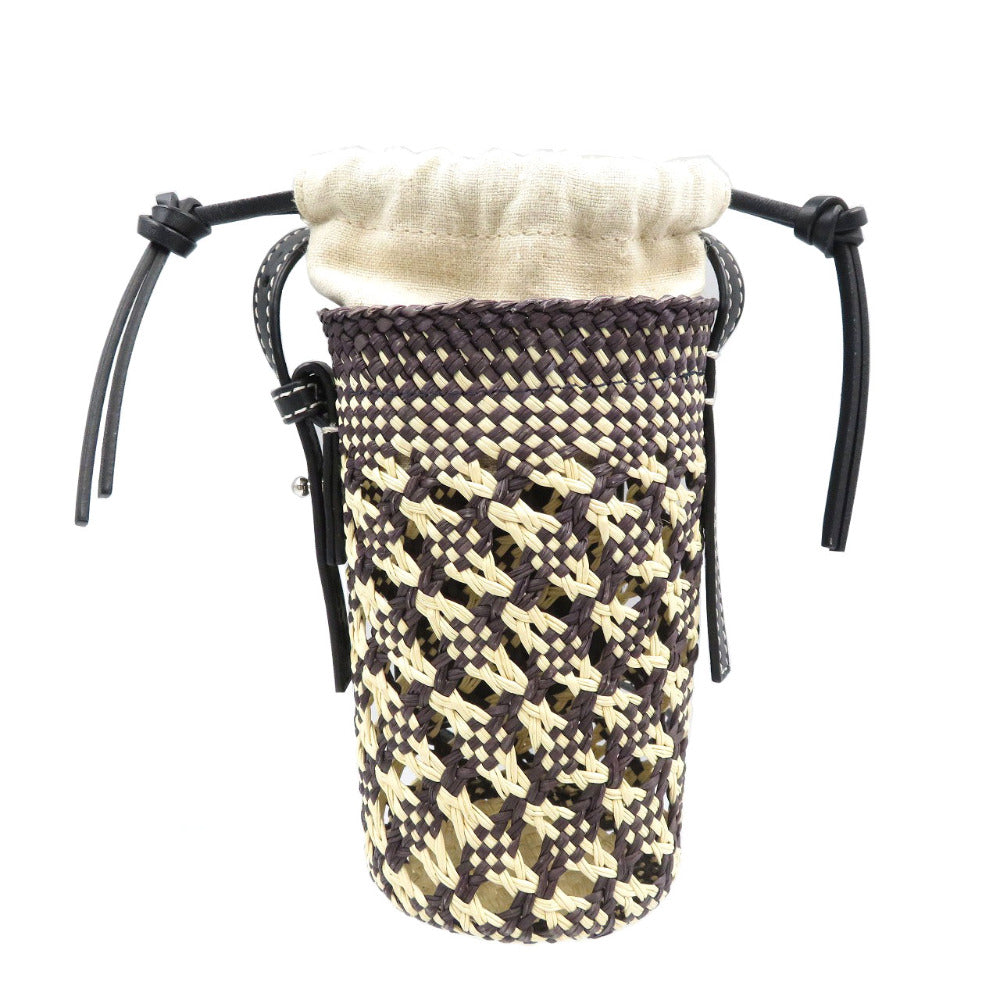 新品同様 ロエベ シリンダーポケット C630P71X01 イヤカラシ ブラック ベージュ ショルダーバッグ 0198【中古】LOEWE