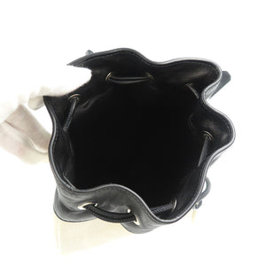 未使用 ジルサンダー ドローンストリングポーチ JPUS852018 MSB75036N コットン レザー シルバー金具 ライトベージュ ブラック ショルダーバッグ 0205【中古】JIL SANDER