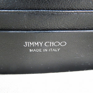 美品 ジミーチュウ レザー シルバー金具 シルバー チェーン ショルダーバッグ 0214【中古】JIMMY CHOO