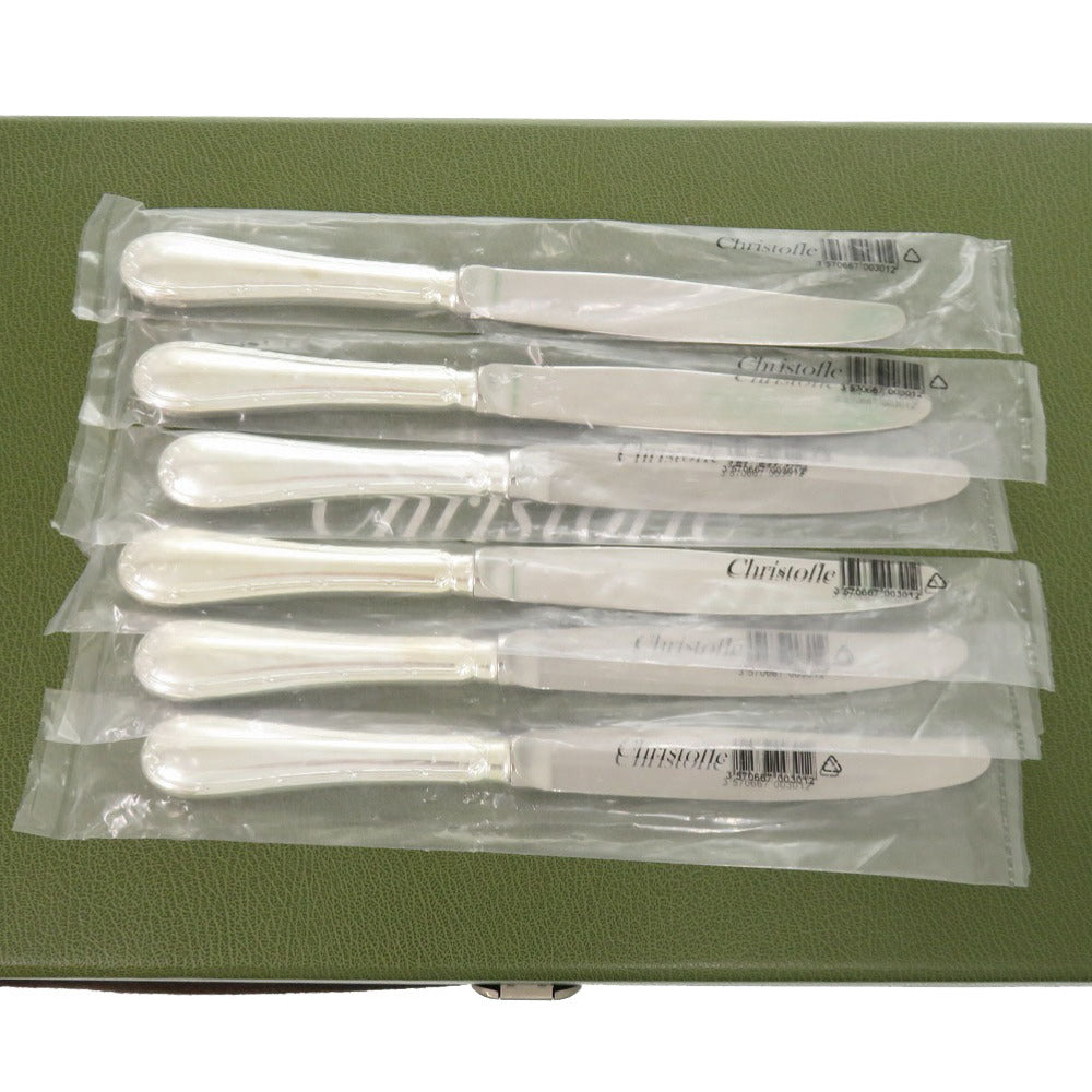 未使用 クリストフル カトラリーセット 30点セット シルバーコーティング フォーク スプーン ナイフ 食器 0216 【中古】 Christofle