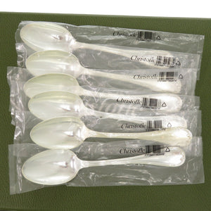 未使用 クリストフル カトラリーセット 30点セット シルバーコーティング フォーク スプーン ナイフ 食器 0216 【中古】 Christofle