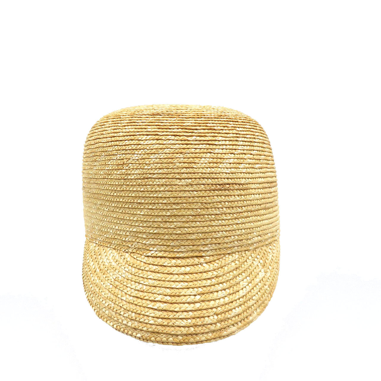 ミュウミュウ チェック ストロー シルク ベージュ ピンク 麦わら帽子 ストローキャップ 0217【中古】MIU MIU