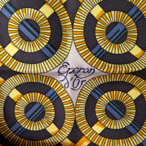 未使用 エルメス カレ45 ガヴロッシュ ツイル エプロンドール 黄金の拍車 CAVROCHE TWILL EPERON D OR シルク グリーン ブルー 水色 0221【中古】HERMES