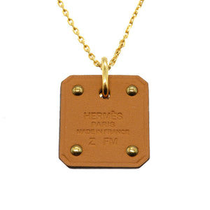 新品同様 エルメス アス ドゥ クール PM ハート ヴォースイフト ゴールド ゴールド金具 Z刻印(2021年製) ネックレス アクセサリー 0236 【中古】 HERMES