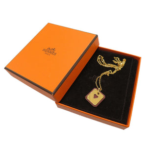 新品同様 エルメス アス ドゥ クール PM ハート ヴォースイフト ゴールド ゴールド金具 Z刻印(2021年製) ネックレス アクセサリー 0236 【中古】 HERMES