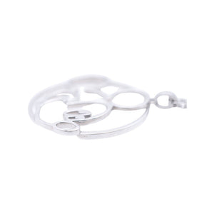 美品 ショパール ディズニー ミッキーマウス K18WG ネックレス 750 ホワイトゴールド ジュエリー アクセサリー ペンダント 0243【中古】Chopard