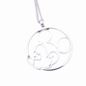 美品 ショパール ディズニー ミッキーマウス K18WG ネックレス 750 ホワイトゴールド ジュエリー アクセサリー ペンダント 0243【中古】Chopard