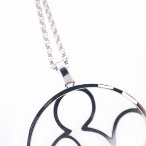 美品 ショパール ディズニー ミッキーマウス K18WG ネックレス 750 ホワイトゴールド ジュエリー アクセサリー ペンダント 0243【中古】Chopard