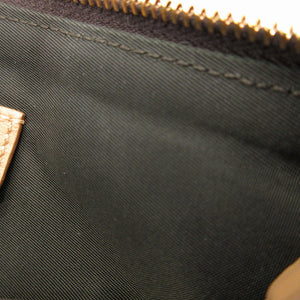 美品 クリスチャンディオール トロッター キャンバス ブラウン 茶 サドルポーチ ハンドバッグ 0001【中古】Christian Dior