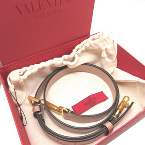 新品同様 ヴァレンティノ ガラヴァーニ RW0P0S80KIX レザー ピンクベージュ ショルダーストラップ 0015【中古】VALENTINO GARAVANI