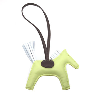 新品同様 エルメス ロデオチャームPM アニューミロ U刻印(2022年製) ジョーヌブルジョン ブリュム セリエ バッグチャーム キーホルダー 0017 【中古】 HERMES