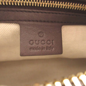 美品 グッチ ラブリー グッチシマ 257070 レザー ブラウン 茶 ショルダーバッグ バッグ 0020【中古】GUCCI