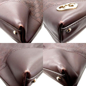 美品 グッチ ラブリー グッチシマ 257070 レザー ブラウン 茶 ショルダーバッグ バッグ 0020【中古】GUCCI