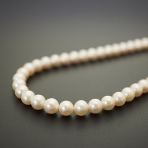 美品 ノーブランド
 7.5-8mm アコヤ 真珠パール ネックレス
 アコヤ真珠/シルバー パール 0024
【中古】no brand レディース