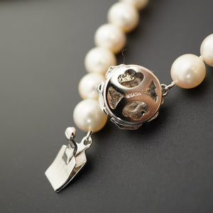 美品 ノーブランド
 7.5-8mm アコヤ 真珠パール ネックレス
 アコヤ真珠/シルバー パール 0024
【中古】no brand レディース