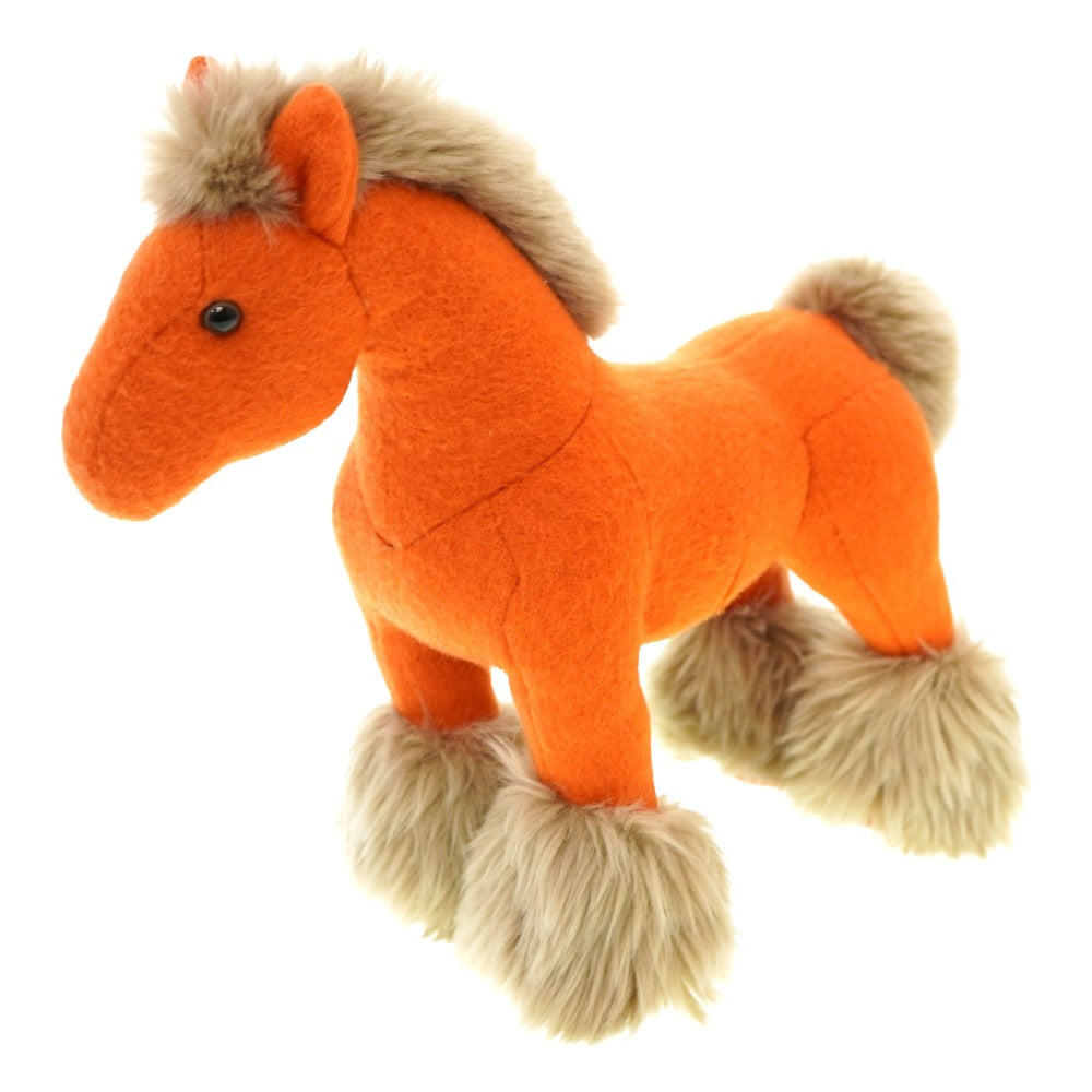 新品同様 エルメス エルミー PPM ぬいぐるみ カシミヤ/ポリエステル オレンジ 0028【中古】HERMES