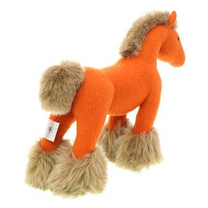 新品同様 エルメス エルミー PPM ぬいぐるみ カシミヤ/ポリエステル オレンジ 0028【中古】HERMES