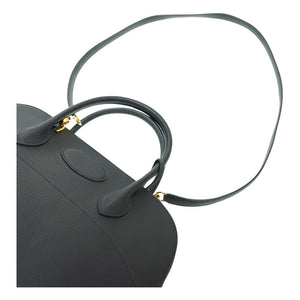 美品 エルメス ボリード35 アルデンヌ ブラック ゴールド金具 〇Z刻印 ハンドバッグ 黒 0035 【中古】 HERMES
