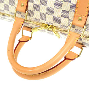 美品 ルイヴィトン ダミエ アズール キーポル バンドリエール 55 N41429 ストラップ付 ボストンバッグ LV 0046【中古】LOUIS VUITTON