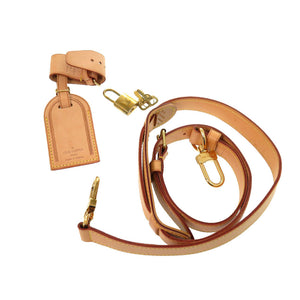 美品 ルイヴィトン ダミエ アズール キーポル バンドリエール 55 N41429 ストラップ付 ボストンバッグ LV 0046【中古】LOUIS VUITTON