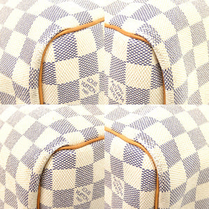 美品 ルイヴィトン ダミエ アズール キーポル バンドリエール 55 N41429 ストラップ付 ボストンバッグ LV 0046【中古】LOUIS VUITTON