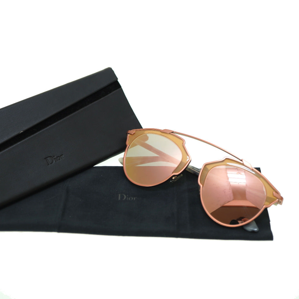 美品 ディオール ソーリアル サングラス 1TA0J ピンク 0047【中古】Dior