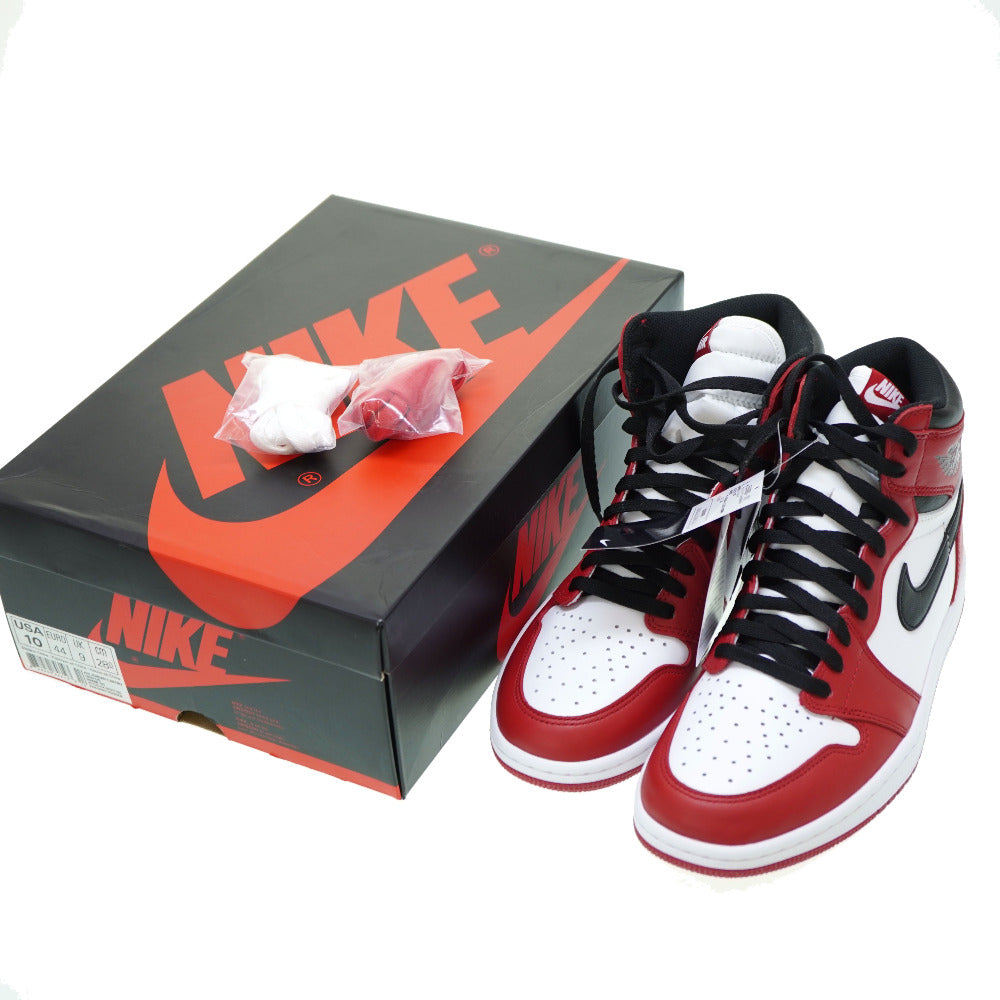 未使用品 ナイキ エアジョーダン1 レトロ ハイ OG シカゴ スニーカー 28.0cm レッド 赤 0055【中古】NIKE メンズ