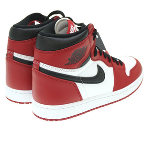 未使用品 ナイキ エアジョーダン1 レトロ ハイ OG シカゴ スニーカー 28.0cm レッド 赤 0055【中古】NIKE メンズ