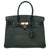 美品 エルメス バーキン30 ヴォーガリバー ヴェール ゴールド金具 □C刻印 ハンドバッグ 0057【中古】HERMES グリーン 緑