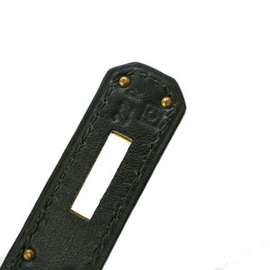 美品 エルメス バーキン30 ヴォーガリバー ヴェール ゴールド金具 □C刻印 ハンドバッグ 0057【中古】HERMES グリーン 緑