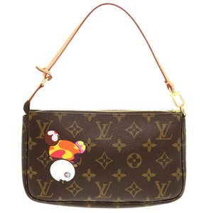 未使用 ルイ ヴィトン ポシェット アクセソワール モノグラム パンダ M51981 アクセサリーポーチ 村上隆 LV 0090 【中古】 LOUIS VUITTON
